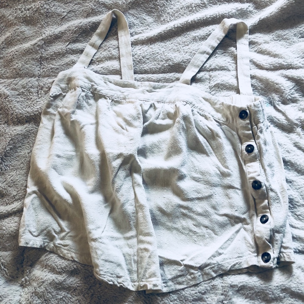 Off-white Crop Top